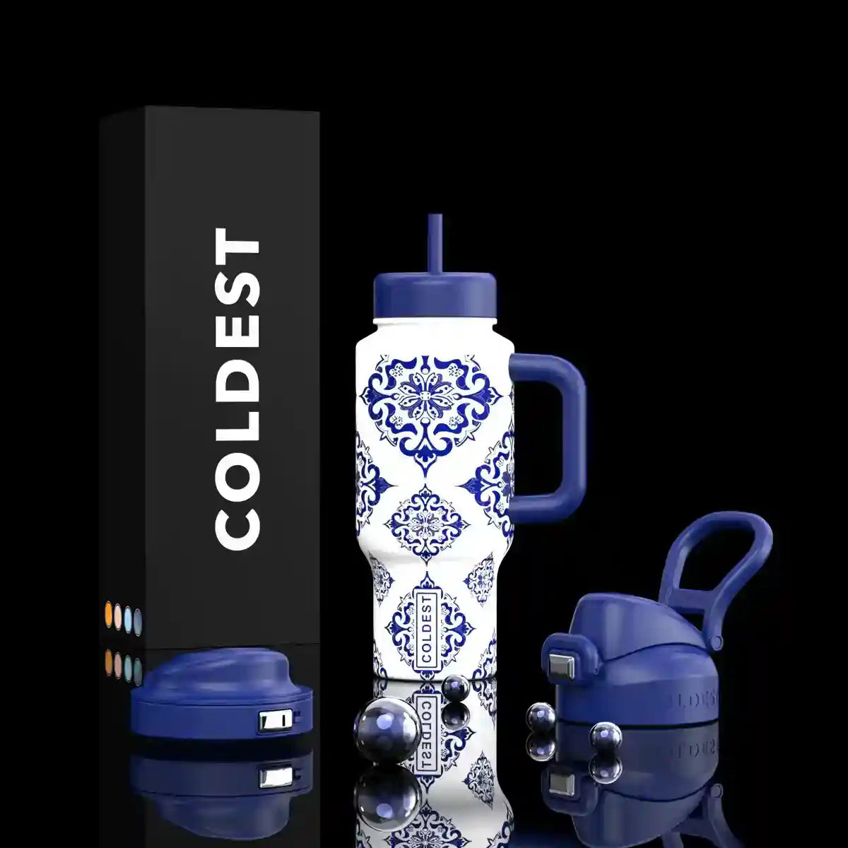 COLDEST 24oz Limitless Ultra Insulated Bottle – 3 Lids