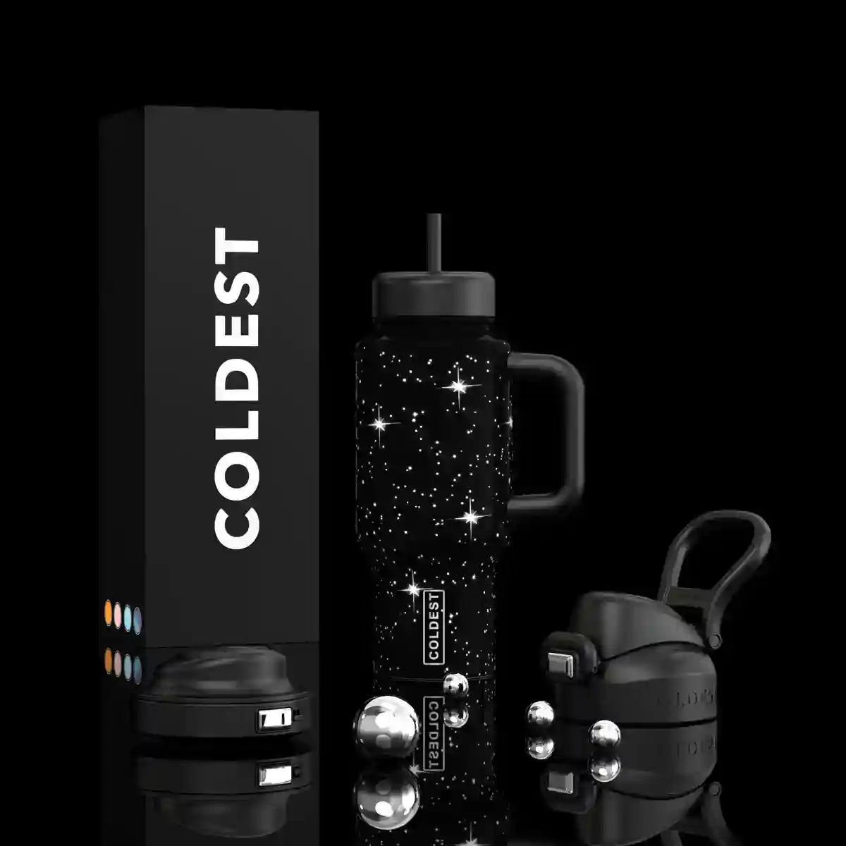 COLDEST 24oz Limitless Ultra Insulated Bottle – 3 Lids