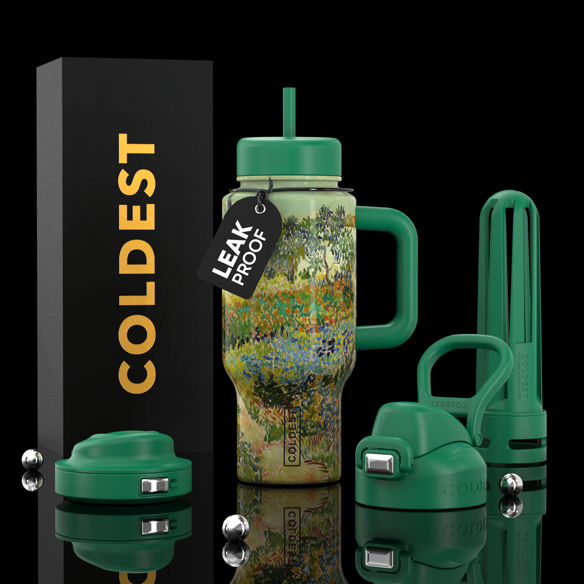COLDEST 24oz Limitless Ultra Insulated Bottle – 3 Lids