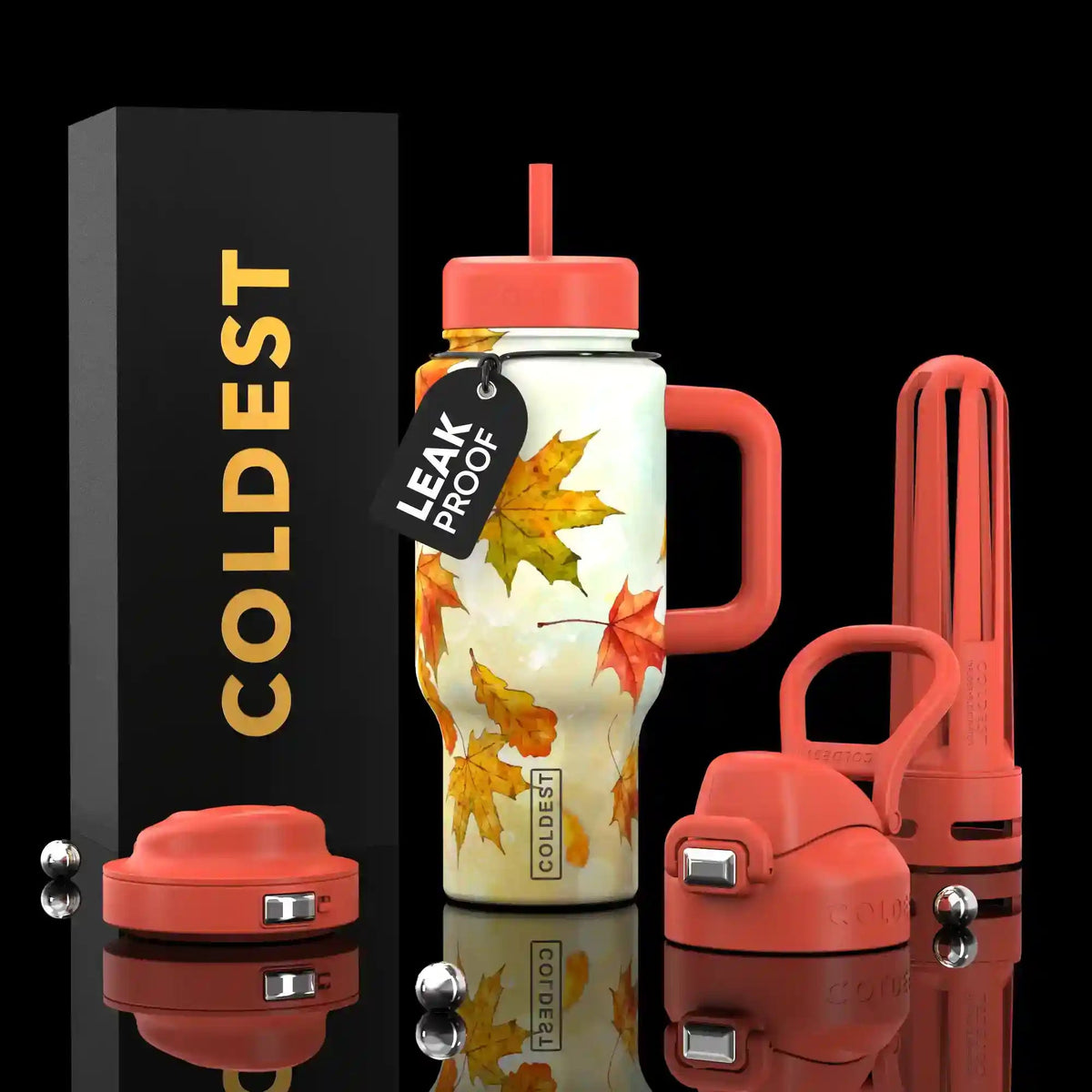 COLDEST 24oz Limitless Ultra Insulated Bottle – 3 Lids