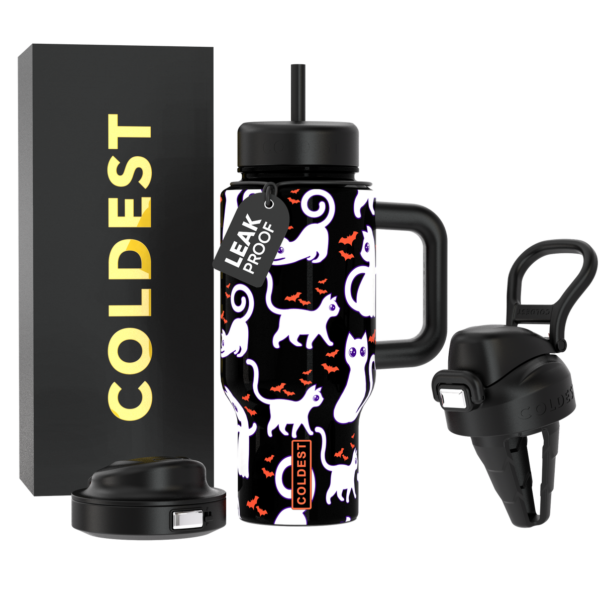COLDEST 24oz Limitless Ultra Insulated Bottle – 3 Lids