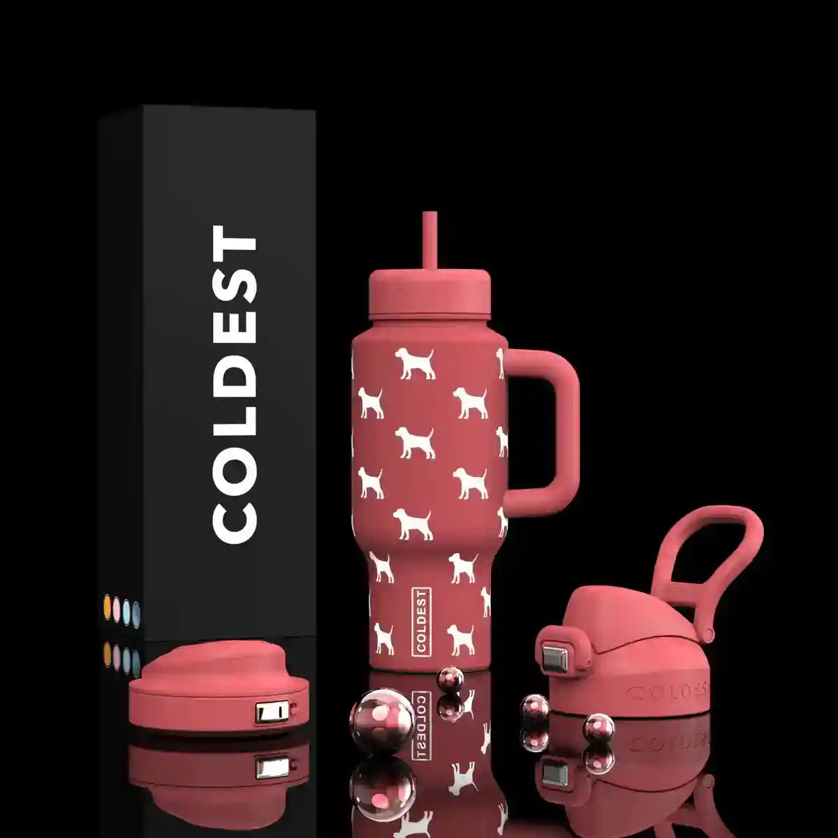 COLDEST 24oz Limitless Ultra Insulated Bottle – 3 Lids