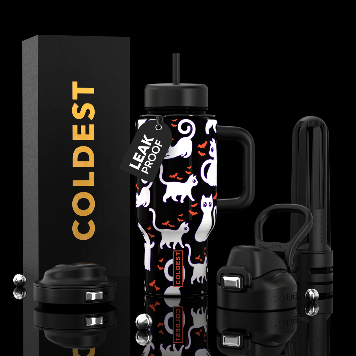 COLDEST 24oz Limitless Ultra Insulated Bottle – 3 Lids
