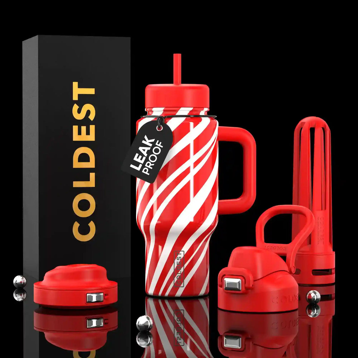 COLDEST 24oz Limitless Ultra Insulated Bottle – 3 Lids