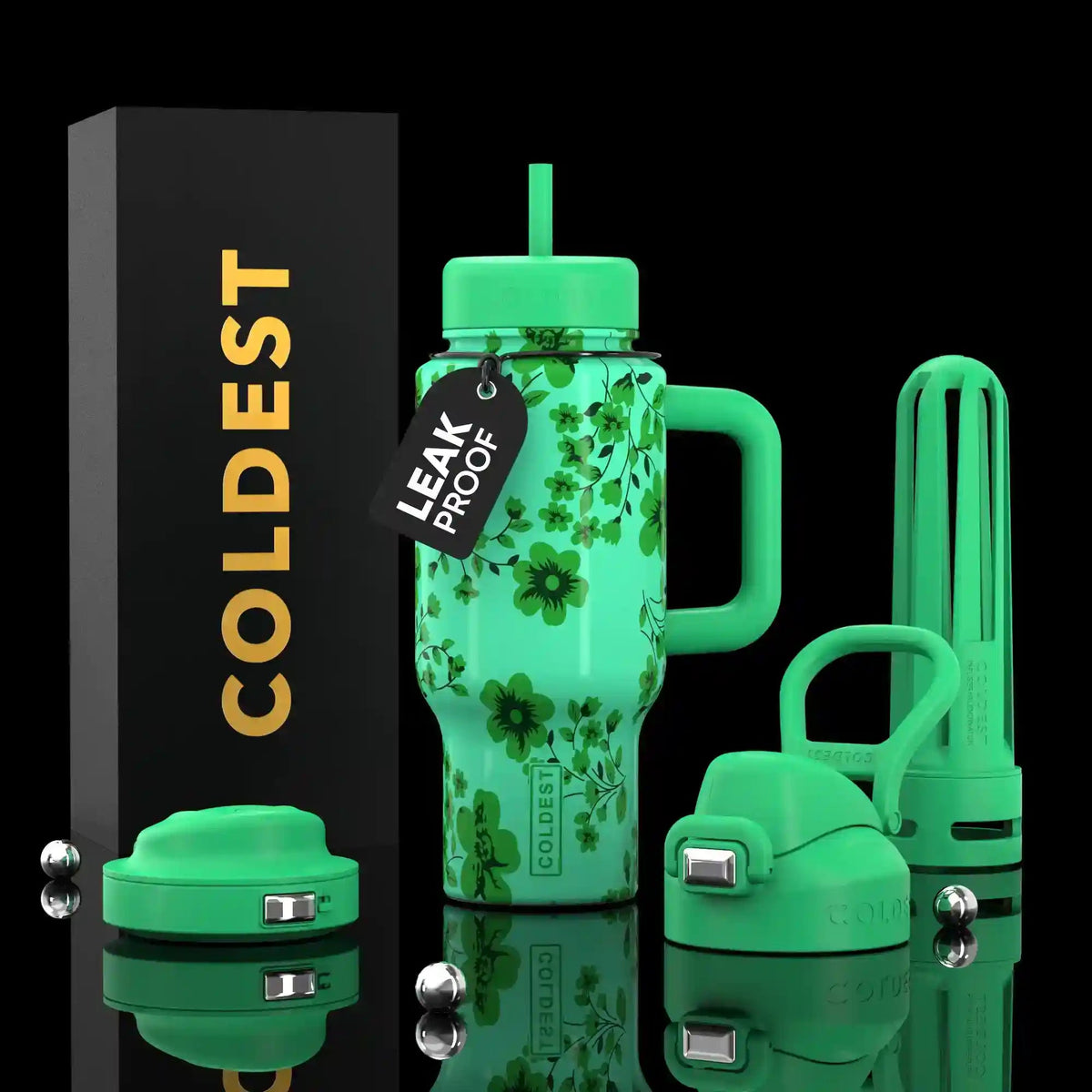 COLDEST 24oz Limitless Ultra Insulated Bottle – 3 Lids