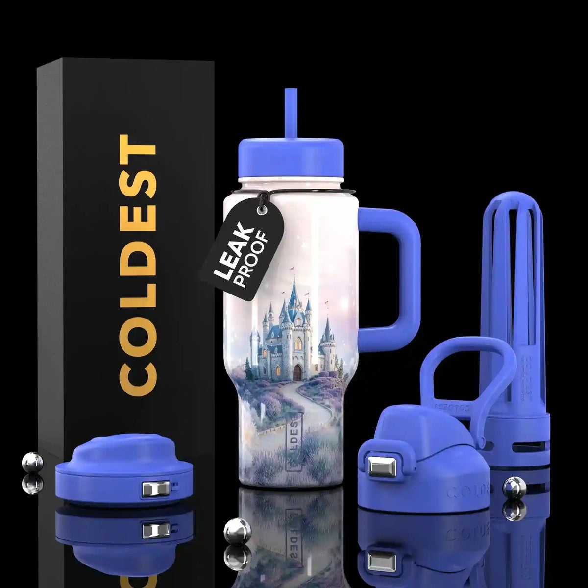 COLDEST 24oz Limitless Ultra Insulated Bottle – 3 Lids