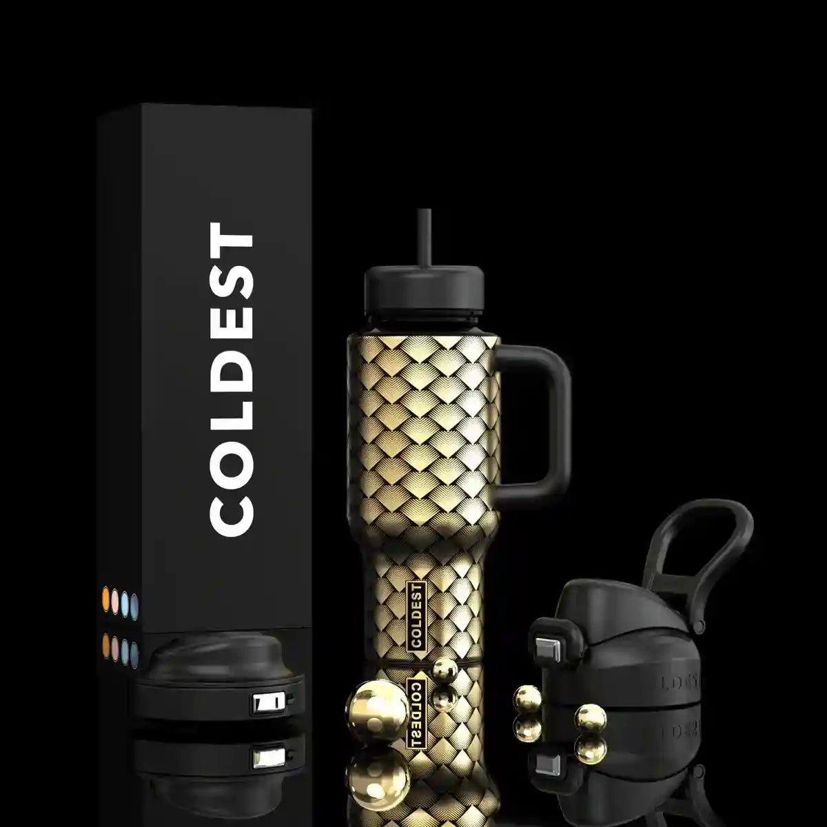COLDEST 24oz Limitless Ultra Insulated Bottle – 3 Lids