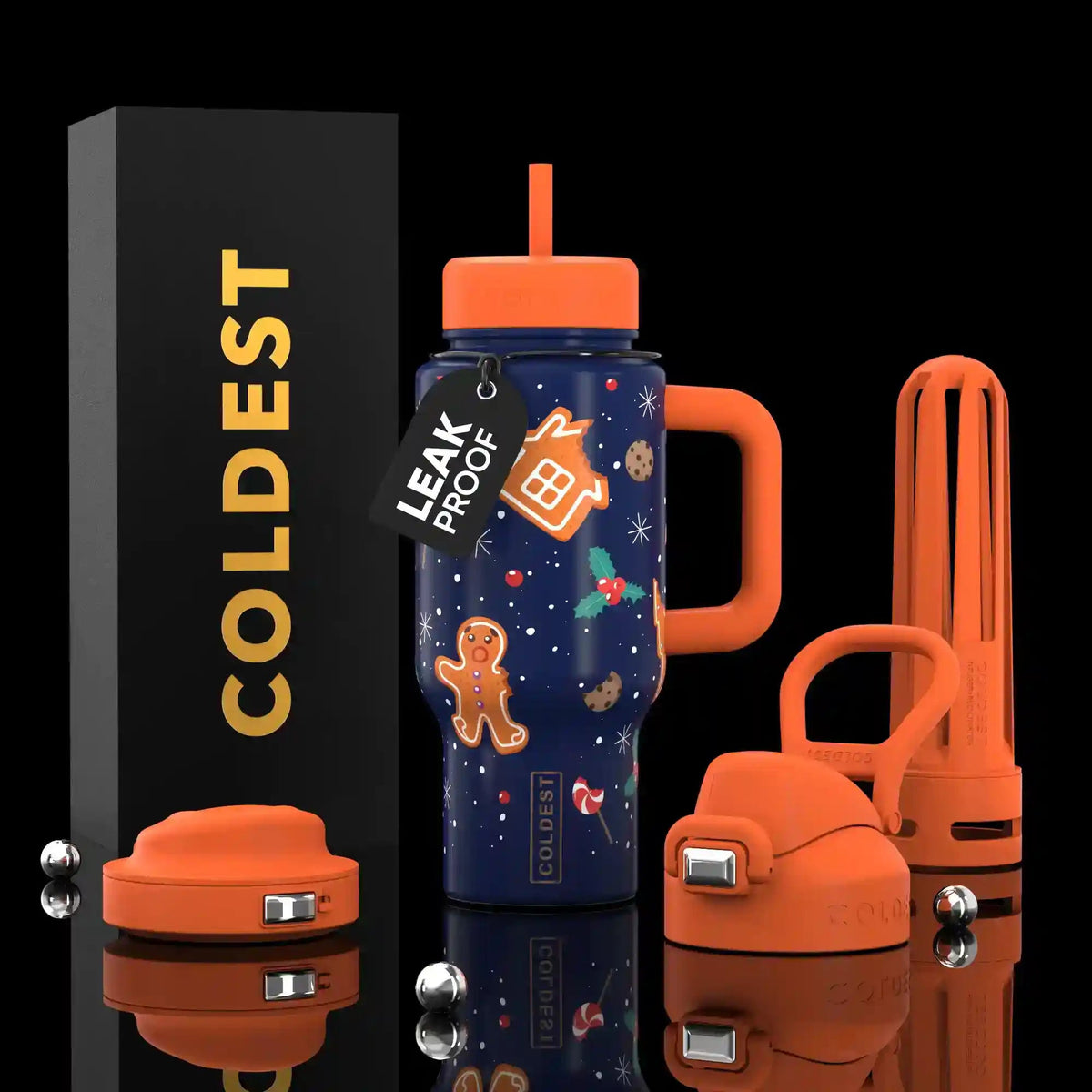COLDEST 24oz Limitless Ultra Insulated Bottle – 3 Lids