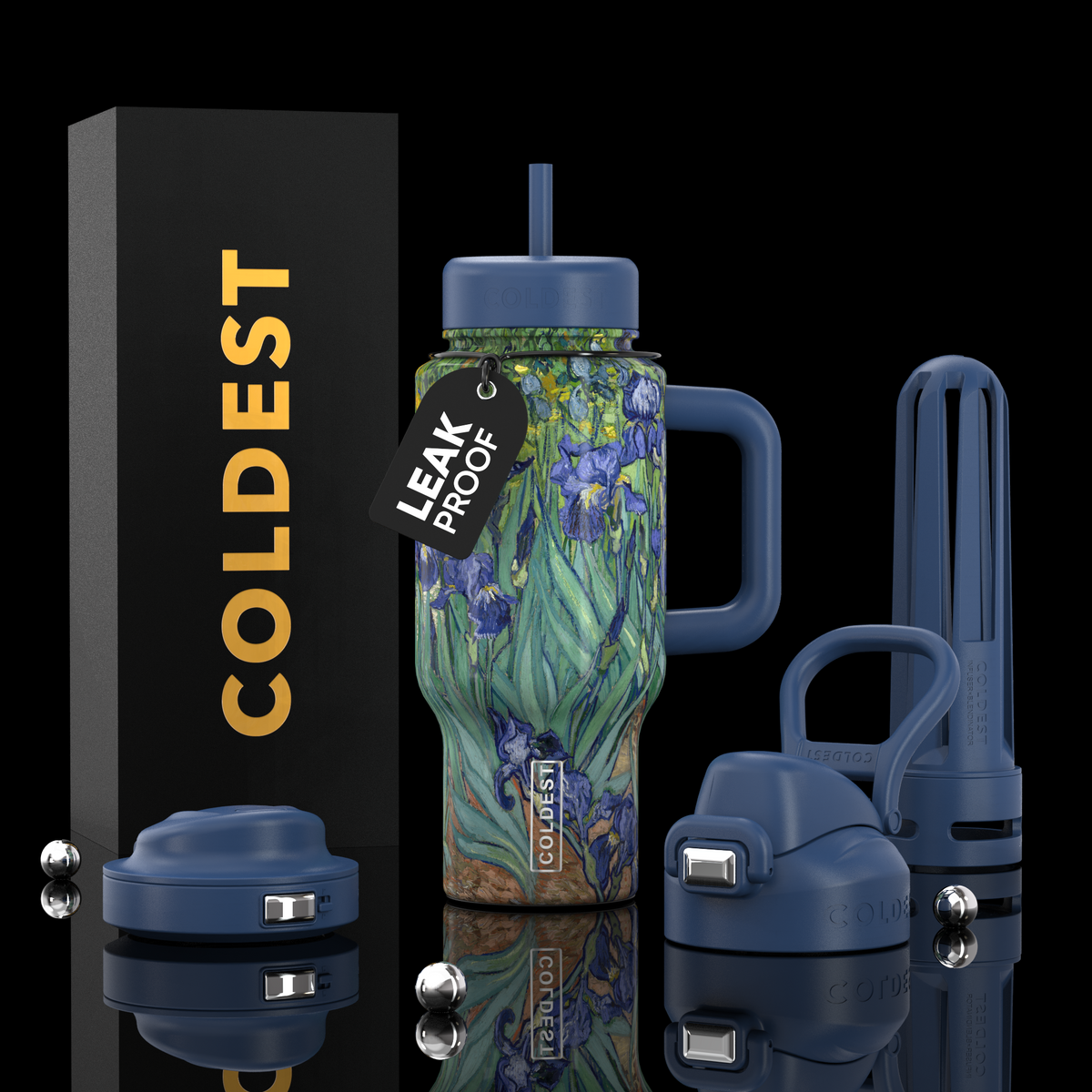 COLDEST 24oz Limitless Ultra Insulated Bottle – 3 Lids