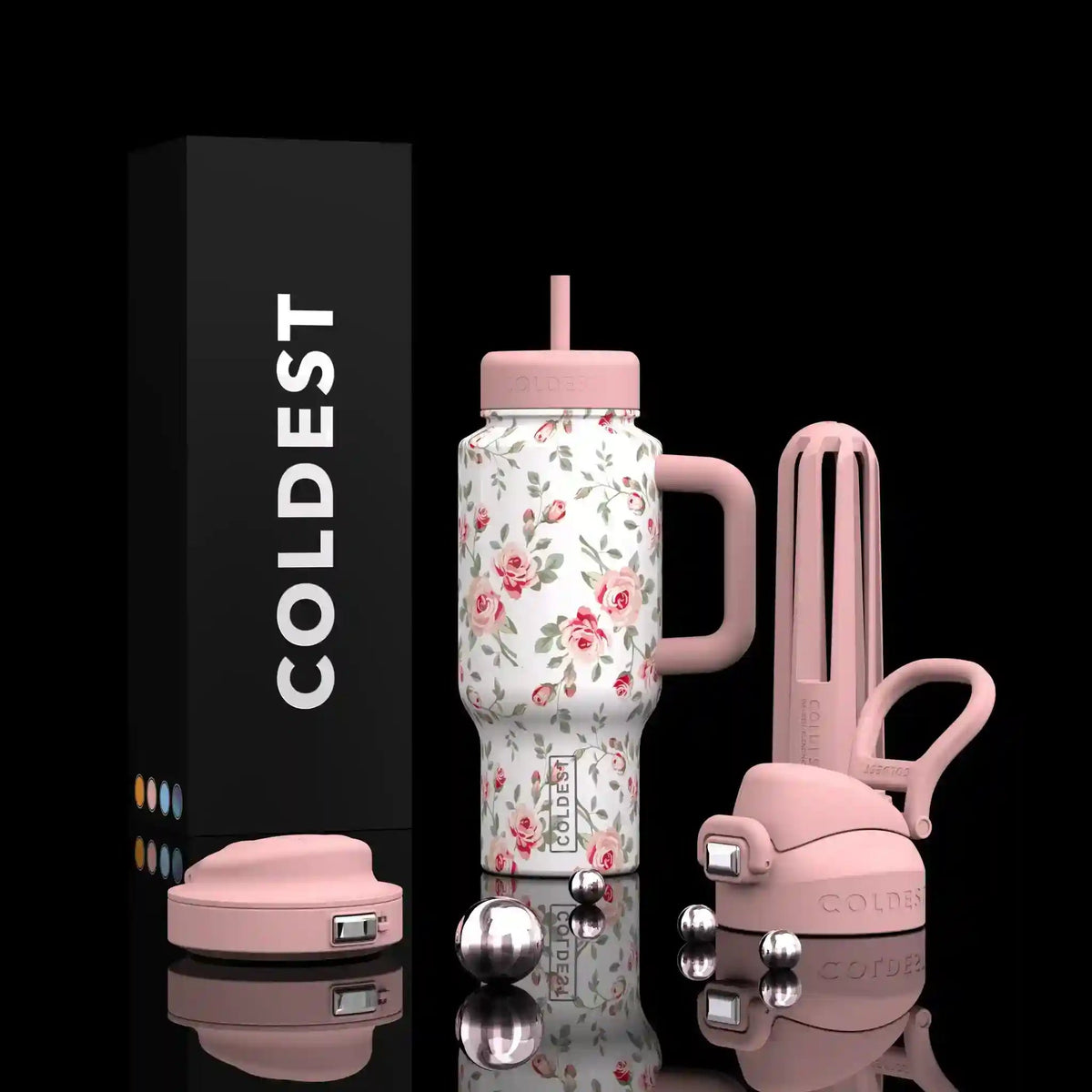 COLDEST 24oz Limitless Ultra Insulated Bottle – 3 Lids