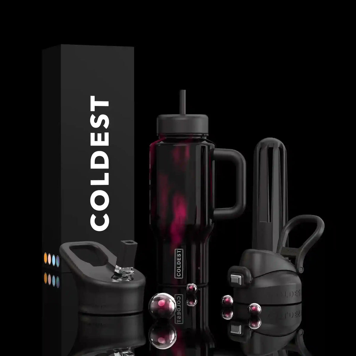 COLDEST 24oz Limitless Ultra Insulated Bottle – 3 Lids