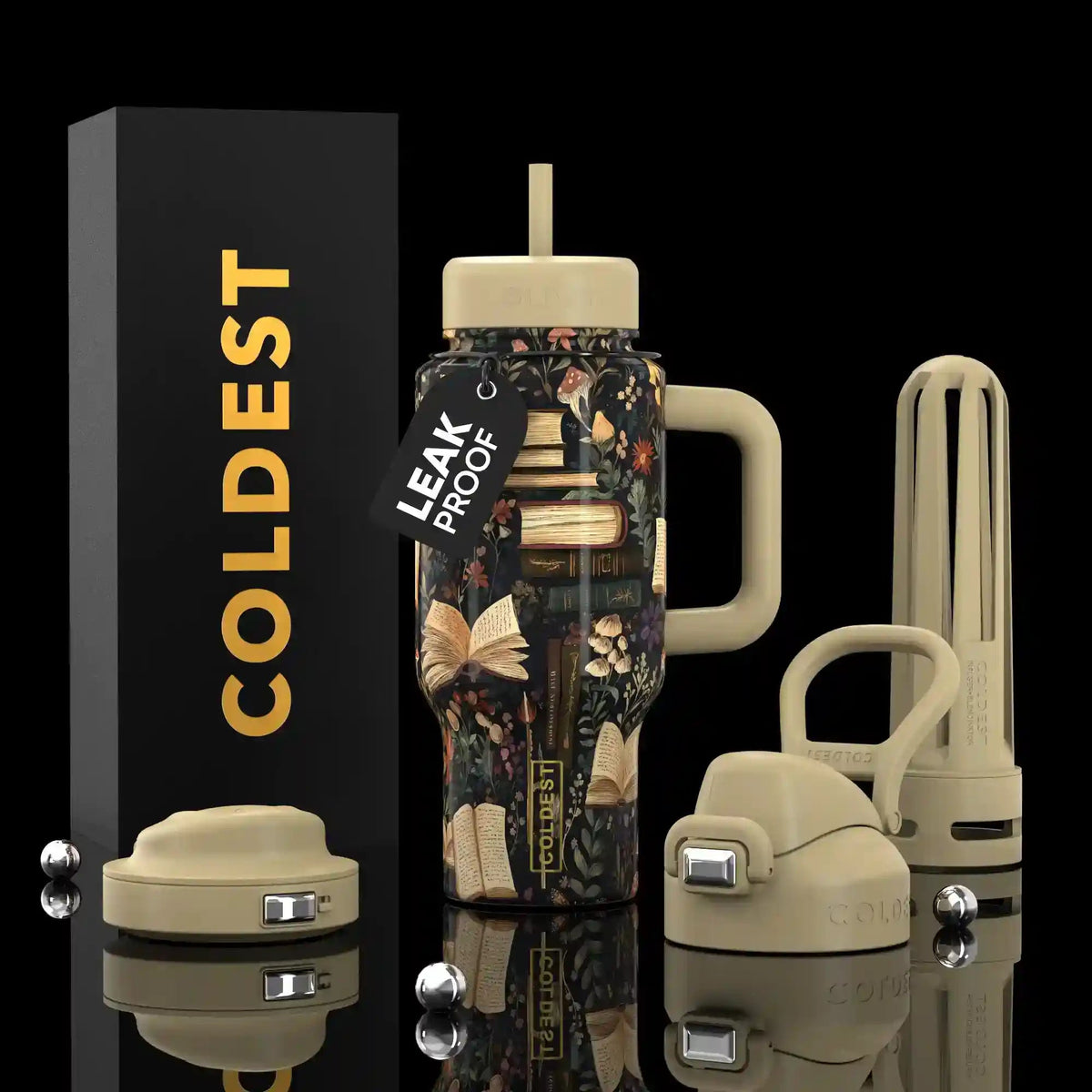 COLDEST 24oz Limitless Ultra Insulated Bottle – 3 Lids