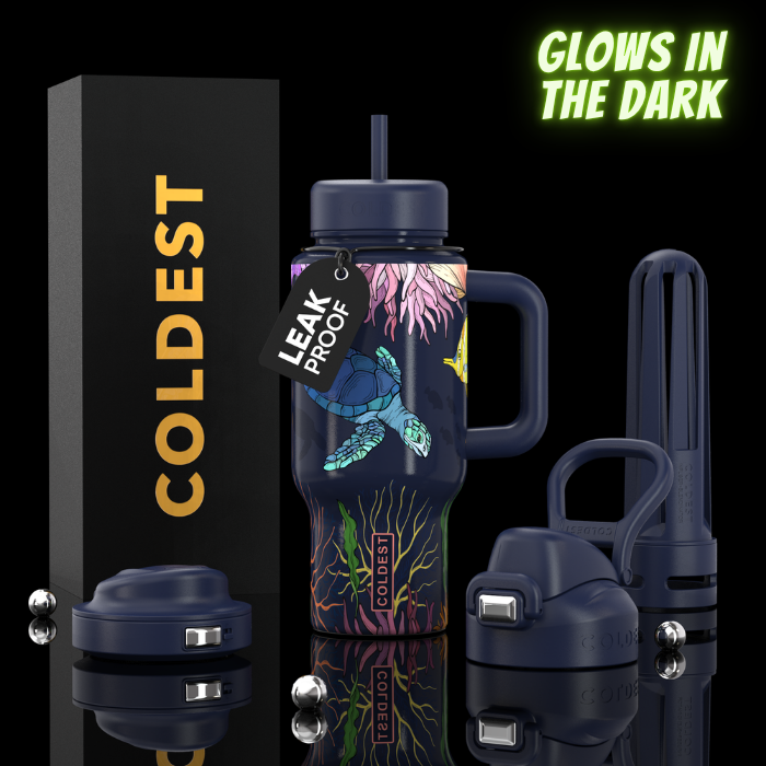 COLDEST 24oz Limitless Ultra Insulated Bottle – 3 Lids