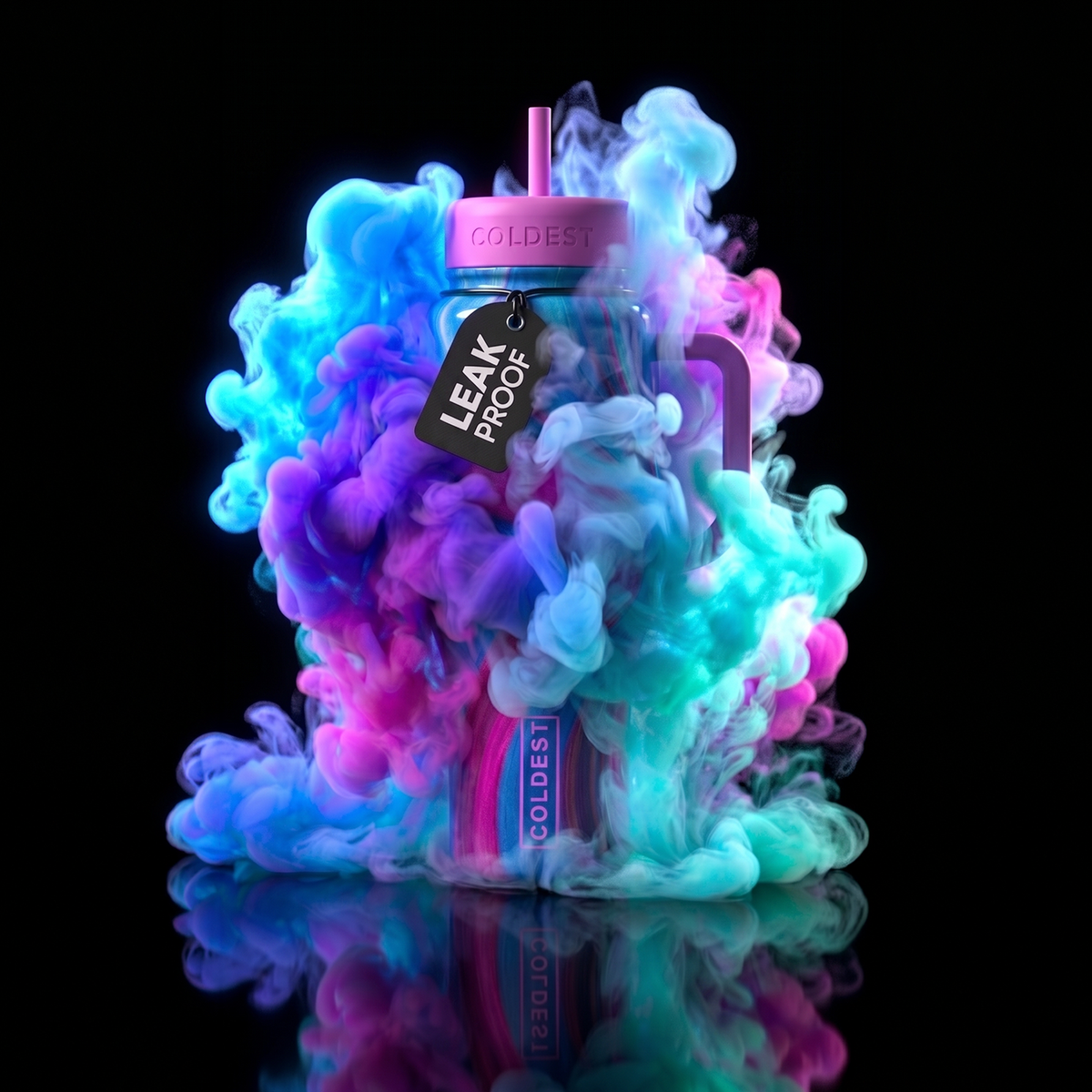 COLDEST 24oz Limitless Ultra Insulated Bottle – 3 Lids