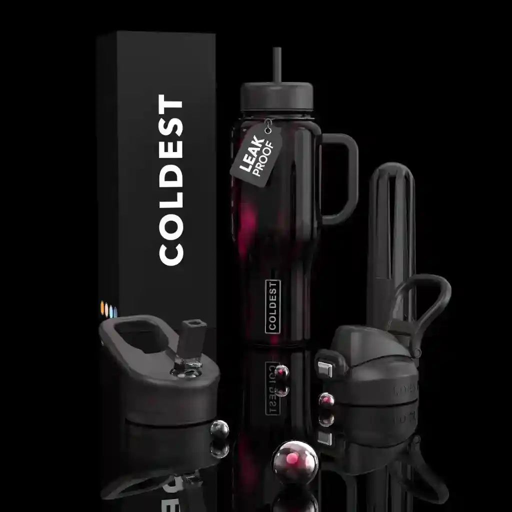 COLDEST 24oz Limitless Ultra Insulated Bottle – 3 Lids