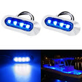 Marine LED Boat Navigation Lights | 4-Pack | Waterproof 12V-24V | Stainless Steel